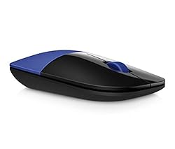 HP Z3700 Blue Wireless Mouse RF Optical 1200DPI Black