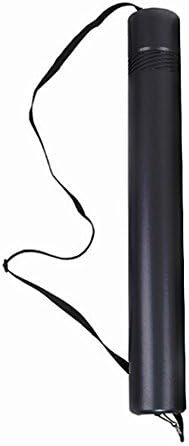 EzSos Document Poster Tube,Telescoping Scroll Holder, Painting Photo Tube With Flexible Shoulder Strap, Plastic Picture Storage Tube for Posters, Artwork and Drawings  (Black)
