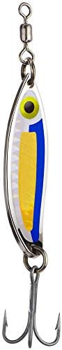 Peetz CJ Special 2.5-Inch Herring Fishing Spoon Lure | Nickel Plated Brass | Blue Scale & Silver/Gold Scale | Saltwater Casting Twister Bait for Redfish Seatrout Snook