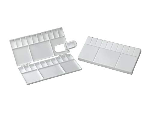 KHYATI Rectangle Box with Lid Color Mixing Palette/Tray for Painting (Set of 1)