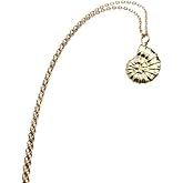 Gold Spiral Shell Mollusk Charm Dainty Chain Pendant Necklace