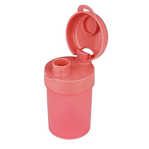 New！BingYELH Portable Water Bottle,Sports Water Bottle Plastic Water Cup Creative Kettle Drink Travel Cup (Pink) - Thumbnail 2