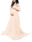 Maternity Photography Props Floral Lace Dress Fancy