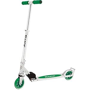 Razor A3 Kick Scooter for Kids – Larger Wheels, Front Suspension, Wheelie Bar, Lightweight, Foldable, and Adjustable…