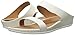 FitFlop Women's Banda Slide Dress Sandal, Urban White, 7 M US