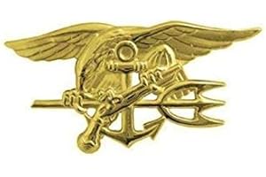 VANGUARD Navy Badge: Special Warfare - miniature, gold matte finish
