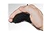 G.B.S Pocket Palm Brush Portable Comb Massager for Pet Hairs, Black, Pack of 2