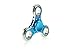 LOLLDEAL EDC Fidget Spinner High Speed Stainless Steel Bearing Helps Focus, Stress, Anxiety, Boredom (Blue)
