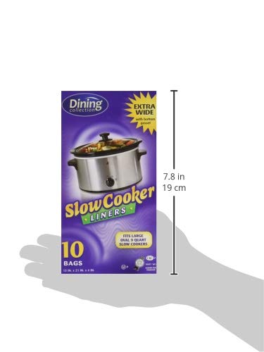 Dining Collection DB06802 Crock Pot Liners, 1 Pack, CLEAR