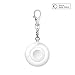 [Apple MFi Certified] Apple Watch Series 3 Portable Charger, Oittm Pocket Sized Travel Wireless Charger 900mAh External Battery Smart Keychain Power Bank for Apple Watch 3/2/1/Nike+ (White)