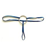 FORNY Mens Sexy Metal O-Ring Cotton Open Pouch Lingerie G-String Thong Panties (#3)