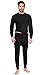Rocky Men's Thermal 2pc Set Long John Underwear XX-Large Black
