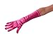 Showstopper Shiny Satin Elbow Length Gloves for Girls (Fuchsia, 8-12)