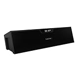 Haoponer Portable Wireless Bluetooth Speaker USB TF Card Music Mp3 Player FM Radio Alarm Clock Hands-free Black
