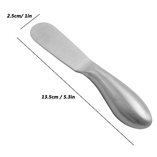 6 Pieces Cheese Spreader Set, findTop Stainless Steel Multipurpose Cheese and Butter Spreader Knives - Thumbnail 6