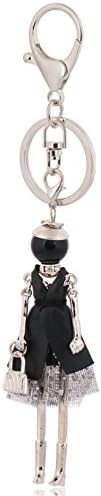 MOONER Fashion Keychains New Cute Doll Key Ring &amp; Key Chain Bag Charms Car Pendant For Women Handbag Kryrings KC0141