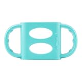 Dr. Brown's 100% Silicone Standard-Neck Baby Bottle Handles, Turquoise