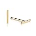 Galacci Line Stud Earrings - 14k Gold Bar Studs Plated Earring with Push Back - Small Unique Jewelry for Girls and Womens - 10mm Tiny Stick and Cute for Everyday
