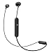 Sony WI-C300 Wireless in-Ear Headphones (Black) Bundle with Knox Gear Hardshell Case (2 Items)