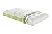Alveo Bamboo Hypoallergenic Memory Foam Gusseted Side and Back Sleeper Pillow with a Soft Removable Mesh Zipper Micro-Vented Washable Cover - (Queen Size)