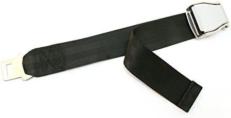 Airplane Seatbelt Extension - Adjustable 7-24" - FITS ALL AIRLINES except Southwest - Free Carry Case - E4 Safety Certified