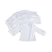 Emily Rose 18 Inch Doll Clothes Value Basics 5-Pack Long Sleeved Bright White 18-in Doll T-Shirts | Compatible with 18