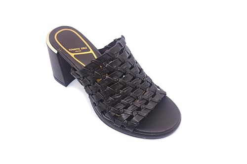 Kenneth Cole Women's Solara Slide Sandal, Dark Brown Leather, 11