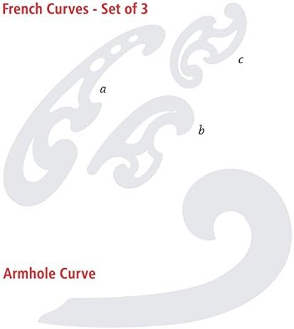 Easyshop Armhole Curve & French Curves Combo Set