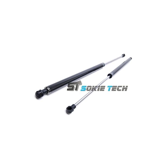 Buy Sokietech Carbon Fiber Shock Spring Strut Rod Prop Lift Support Gas Hood Damper Kit for 2008