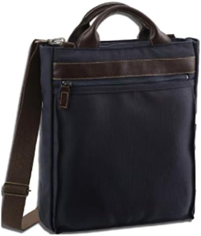 トートバッグ ２way 日本製 ナチュラル 天然素材 帆布 牛革 ショルダーバッグ レディース ネイビー 新生活 贈り物 縦型 メンズ プレゼント 紺