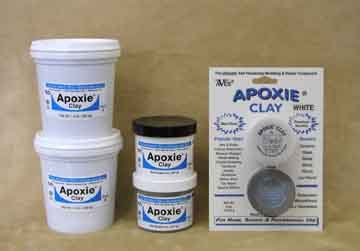Apoxie Clay 1/4 Lb. White Epoxy Clay