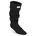 Hunter Unisex Adults Boot Socks Wellingtons Winter Warm Fleece Wellys - Black - L