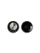 Metallor Electric Guitar Top Hat Knobs Control Knobs 2 Volume 2 Tone Black With Silver Insert Brand New Compatible with Les Paul LP Electric Guitar Parts Replacement Black. (Black)