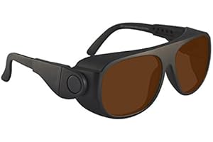 PHILLIPS SAFETY PRODUCTS, INC. Laser Safety Glasses with IPL Brown Contrast Enhancement - Model 66 BK