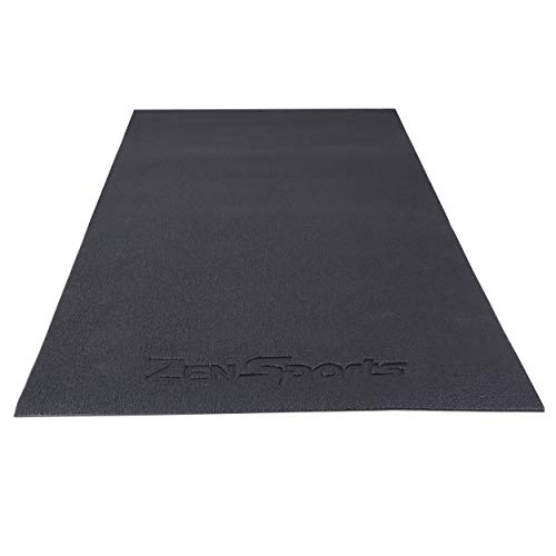 ZENY Treadmill Mat Gym Workout Floor Mat High Density Fitness Equipment Mats,Exercise Bike Mat,Jump Rope Mat,Hardwood Floor and Carpet Protection,Flooring Mats,5'x2.5'