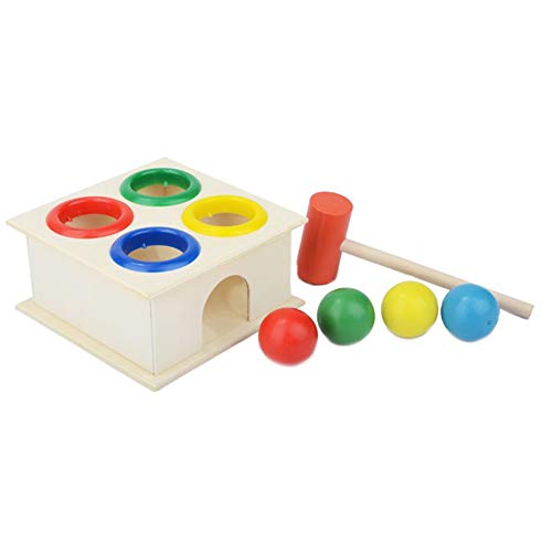 Kids Wooden Hammering Educational Toy Children Hammer Balls Early Learning Game