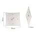ammoon 2pcs Guitar Fingerboard Fretboard Saddle Nut Radius Gauge Measuring Stainless Steel Tool