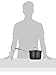 Anolon Nouvelle Copper Hard Anodized Nonstick Sauce Pan/Saucepan with Straining and Lid, 3.5 Quart, Gray