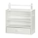 Honey-Can-Do CRT-06344 Tabletop Craft Storage Chest with Fabric Drawer, White