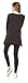 Free to Live Women's Flowy Elbow Sleeve Jersey Tunic Blouse Top Made in USA (Large, Black)