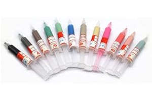 CHENTEC 5 Gram Diamond Lapping Paste Polishing Compound for Fine to Final Polishing, Grits 1000# 10000# 0.5-40 Micron(12PCS)