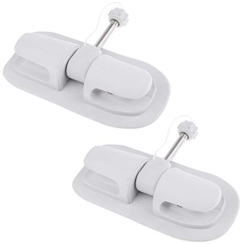 2Pcs Gray Inflatable Boat Oar Lock Patch Mount Kayak Canoe Raft Watercraft Parts Replacement Accessories - Thumbnail 2