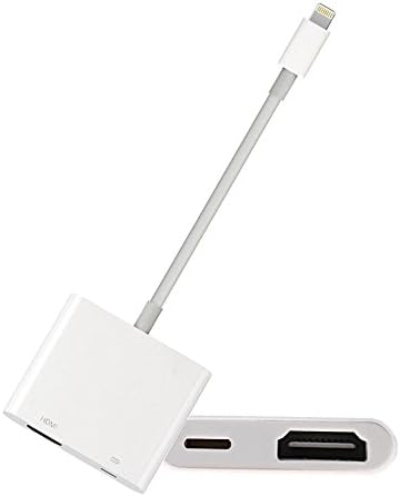 solively HDMI Lightning Cable，iPhone HDMI Adapter,Lighting to HDMI Cable, Comatible iPhone/iPad Mini//IPod,for 1080P HDTV Display Monitor Projector