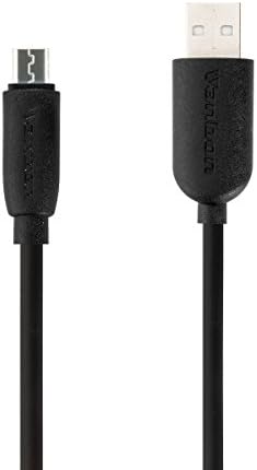 Anti-Freezing Micro USB (5ft) - Premium Durable and Soft Charging Cable with Eco-Friendly TPE Jacket for Samsung, Nexus, LG, Motorola, Android Smartphones and More (Black)