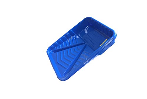 BRUFER 47159 4-Pack of Plastic Economy Disposible Paint Trays for 9" Paint Rollers - Bulk Pack of 4 Paint Trays