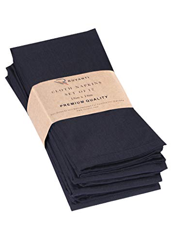 2 Ruvanti+Cotton+Napkins+Comfortable+Reusable