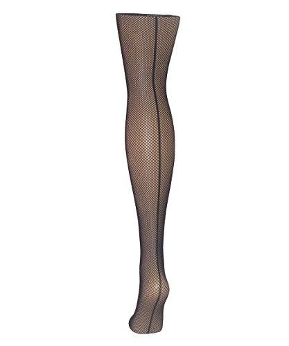 MeMoiSexy Backseam Fishnet Tights, Comfortable Fishnets for Women, Stretch-Fit Tights for Women - Sizes Small to Large