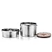 Refillable Coffee Capsules Upgraded Stainless Steel Reusable Coffee Filter Compatible with illy Coffee Capsule Machine