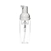 1 Clear Plastic Foamer Bottle Pump Travel Size White Mini Dispenser 1.7 Oz