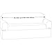 Maytex Reeves Stretch 1 Piece Sofa Furniture Cover Slipcover, Chocolate Brown